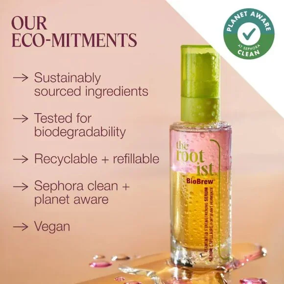 ❣️2/$36 NIB The Rootist BioBrew Fermented Leave-in Hair Serum Full Size $48.00 - Picture 12 of 16